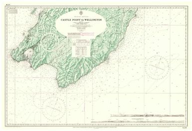 [New Zealand hydrographic charts]: New Zealand - North Island. Castle Point to Wellington. (Sheet 58)