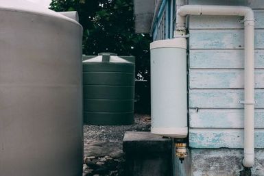 Water tanks, Fakaofo, Tokelau