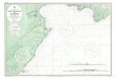 [New Zealand hydrographic charts]: New Zealand - South Island. Cape Palliser to Kaikoura. (Sheet 62)