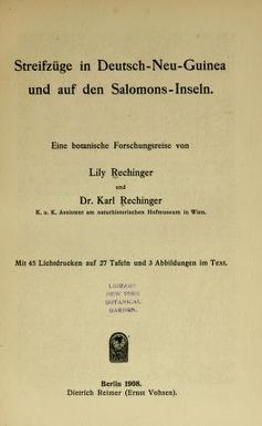 Streifzüge in Deutsch-Neu-Guinea und auf den Salomons-Inseln : eine botanische Forschungsreise