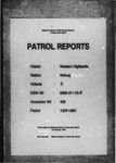 Patrol Reports. Western Highlands District, Wabag, 1959 - 1960