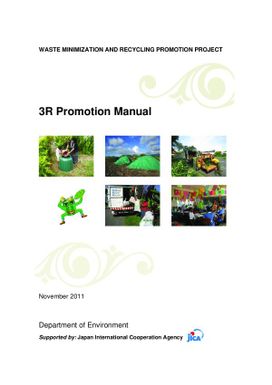 Waste minimization and recycling promotion project in the Republic of the Fiji Islands : 3R promotional manual