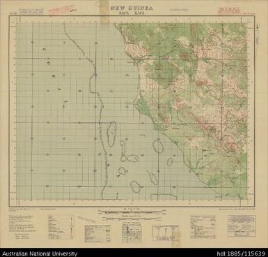 Papua New Guinea, Southern New Guinea, Kapa Kapa, Standard Series, 1943, 1:63 360