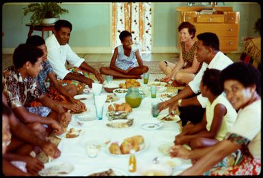 A feast at Viseisei? village, 1971