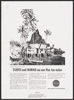 TAHITI and HAWAII on one Pan Am ticket