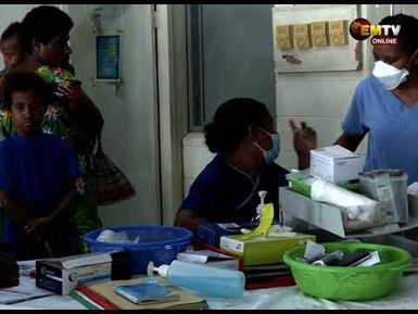 New well-baby sheds built at Gerehu Hospital and Tokarara Clinic in Port Moresby.