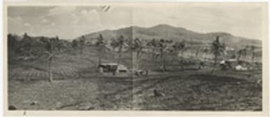 [Military vehicles and supplies at site on Saipan]
