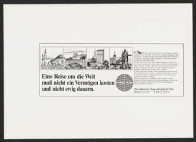 Eine Reise um die Welt muß nicht ein Vermögen kosten und nicht ewig dauern.