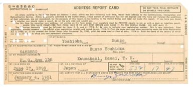 A-File for Bunzo Yoshioka
