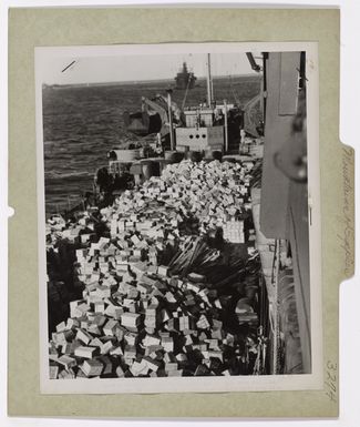 Mountains of Supplies on LST