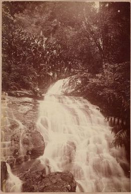 White waterfall. From the album: Tahiti, Samoa and New Zealand scenes