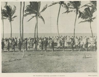 The Malietoan prisoners returning to Mulinu'u