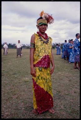 South Pacific Festival of the Arts, Apia, 1996. I-Kiribati woman