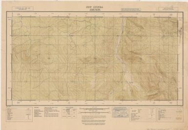 New Guinea 1:25,000 series: Amuson, ed.1 (J.R. Black Map Collection / Item 10)