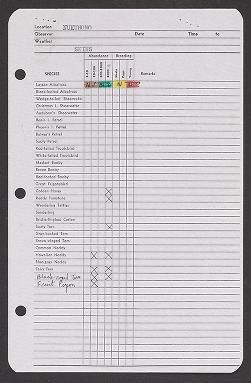 National Museum of Natural History (U.S.) Pacific Ocean Biological Survey Program field research records, 1961-1973 : Nukunono, birds collected, recoveries, annotated list