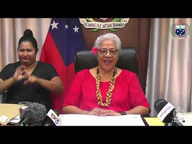 Fa'asalalauga Fa'apitoa mai le Afioga i le Palemia (Aso 22 Ianuari 2022) - Samoa Capital Radio
