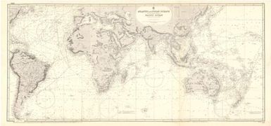 Atlantic and Indian Oceans with the western portion of Pacific Ocean : compiled from the latest government surveys / Hydrographic Office