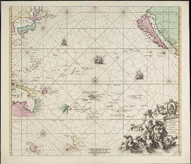 Magnum Mare del Zur cum insula California = De Goote Zuyd-Zee en't eylandt California / gedruckt't Amsterdam by  R & I Ottens