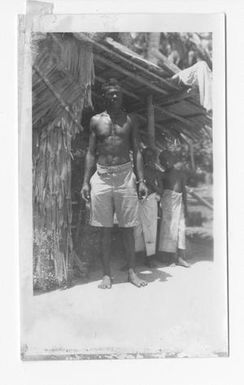 [Bougainvillean Man and Children]