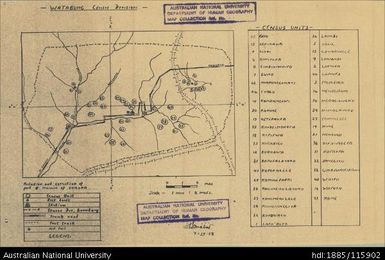 Papua New Guinea, Eastern Highlands, Watabung Census Division, 1958, 1:126 720