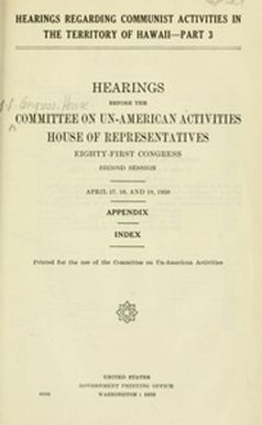 Hearings regarding communist activities in the Territory of Hawaii. Hearings, pt. 3, pp. 1939-2110