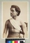 Portrait of Fijian man, ca. 1890