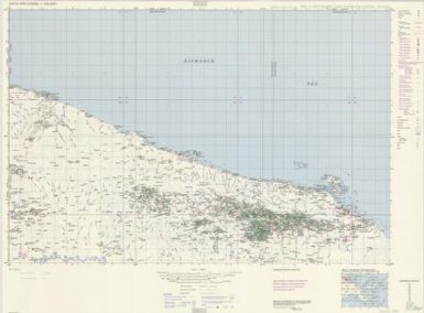 Papua New Guinea 1:500 000 settlement and communication (Sheet PNG  4)