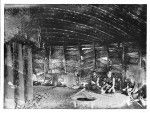 Feast Inside a thatched hut--an official residence--in Samoa, ca.1900