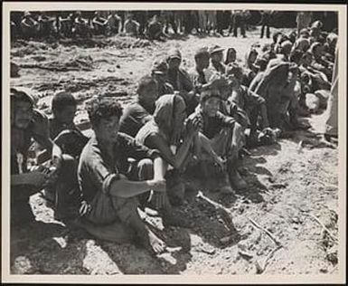 Japanese prisoners, Finschafen, New Guinea