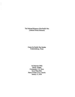 Oral History Interview with John Schiller, January 13, 2004