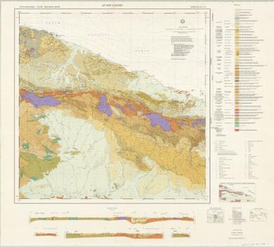 Aitape-Vanimo / published by Geological Survey of Papua New Guinea, Dept. of Minerals and Energy ; Bathymetry by Bureau of Mineral Resources, Geology and Geophysics