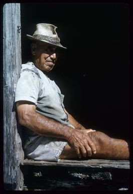 Aaron Bury Marsters, on Palmerston Island, Cook Islands