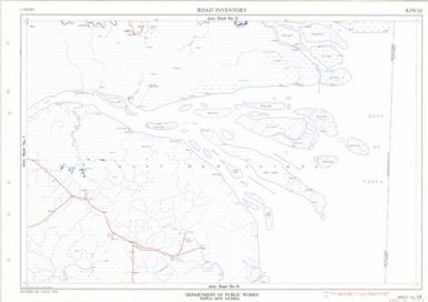 Papua New Guinea road inventory, July 1975: Kiwai (Sheet 14)