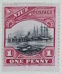 Stamp: Niuean One Penny