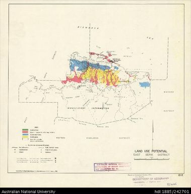 Papua New Guinea, Land Use Potential East Sepik District, Sheet 10.2, 1969, 1:1 584 000