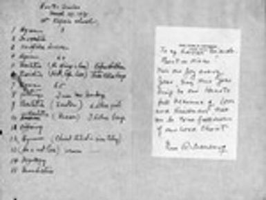 Easter Service, March 28, 1937, at Kapaia Church : program