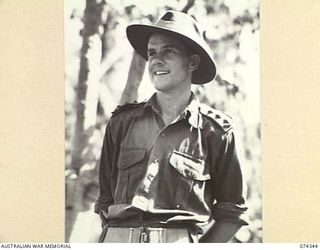 SIAR, NEW GUINEA. 1944-06-25. VX104114 CHAPLAIN G.T. SAMBELL, 57/60TH INFANTRY BATTALION