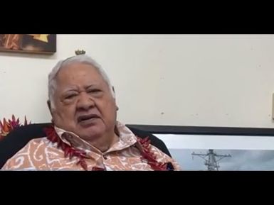 Ta'ita'i 'o le HRPP Hon. Tuilaepa Sailele Malielegaoi ma le vasega 'o Tusitala (27 March 2025)