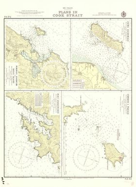 [New Zealand hydrographic charts]: New Zealand. Plans in Cook Strait. (Sheet 64)