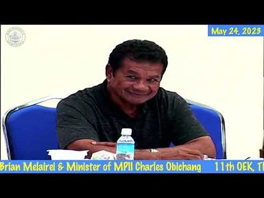 The Senate CIPH Committee Oversight Hearing w/ Minister Charles Obichang and Director Brian Melairei