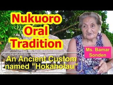 Account of Ancient Customs of the Death, Nukuoro