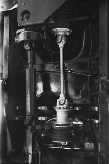 TOROKINA, BOUGAINVILLE ISLAND. 1945-02-22. THE POWER TAKE- OFF AND MULTI- BELT PULLEY OF THE SLAVE CHARGING INSTALLATION FOR JEEPS DESIGNED AND FITTED BY PERSONNEL OF B SQUADRON WORKSHOP, 2/4TH ..