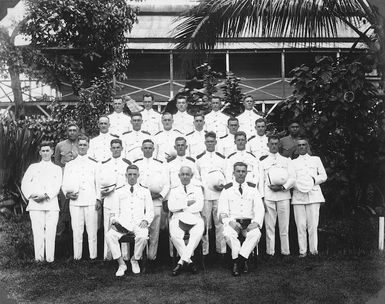 New Zealand police officers in Western Samoa during the Mau uprising