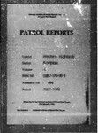 Patrol Reports. Western Highlands District, Kompiam, 1957 - 1958