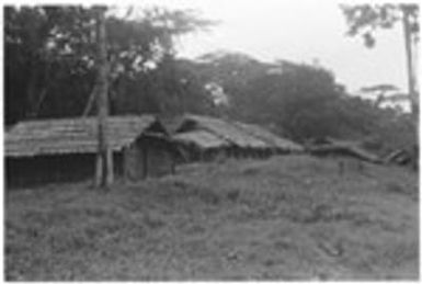 Houses at Ngarinaasuru, for different groups from the bush
