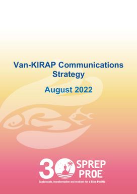 Van-KIRAP Communications Strategy - August 2022