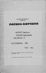 Patrol Reports. Northern District, Popondetta, 1962 - 1963