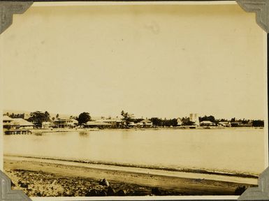 The waterfront at Apia, Samoa, looking west, 1928