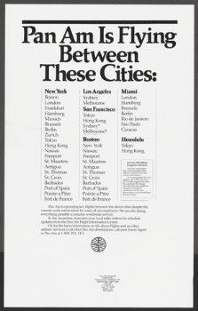 Pan Am Is Flying Between These Cities