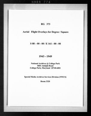 Overlay indexes for degree square 08S161E